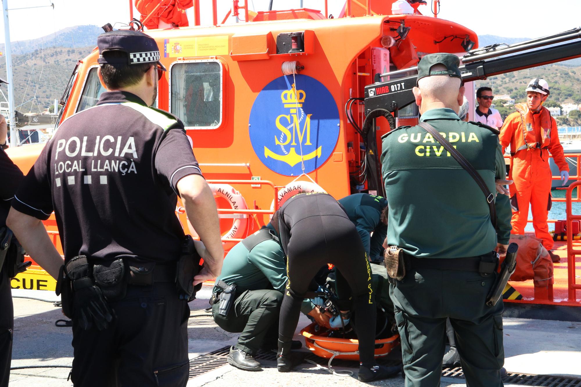 Mor un submarinista i dos més resulten ferits a Cadaqués