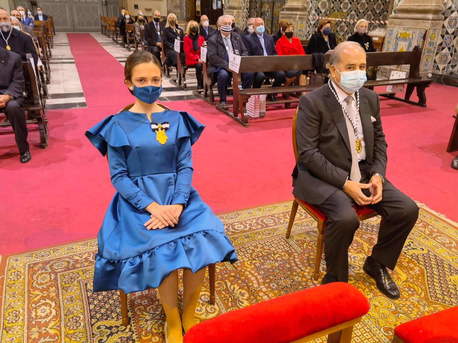 Quico Catalán, mantenedor del acto de nombramiento de la Clavariesa Infantil del Altar de sant Vicent Ferrer del Carmen