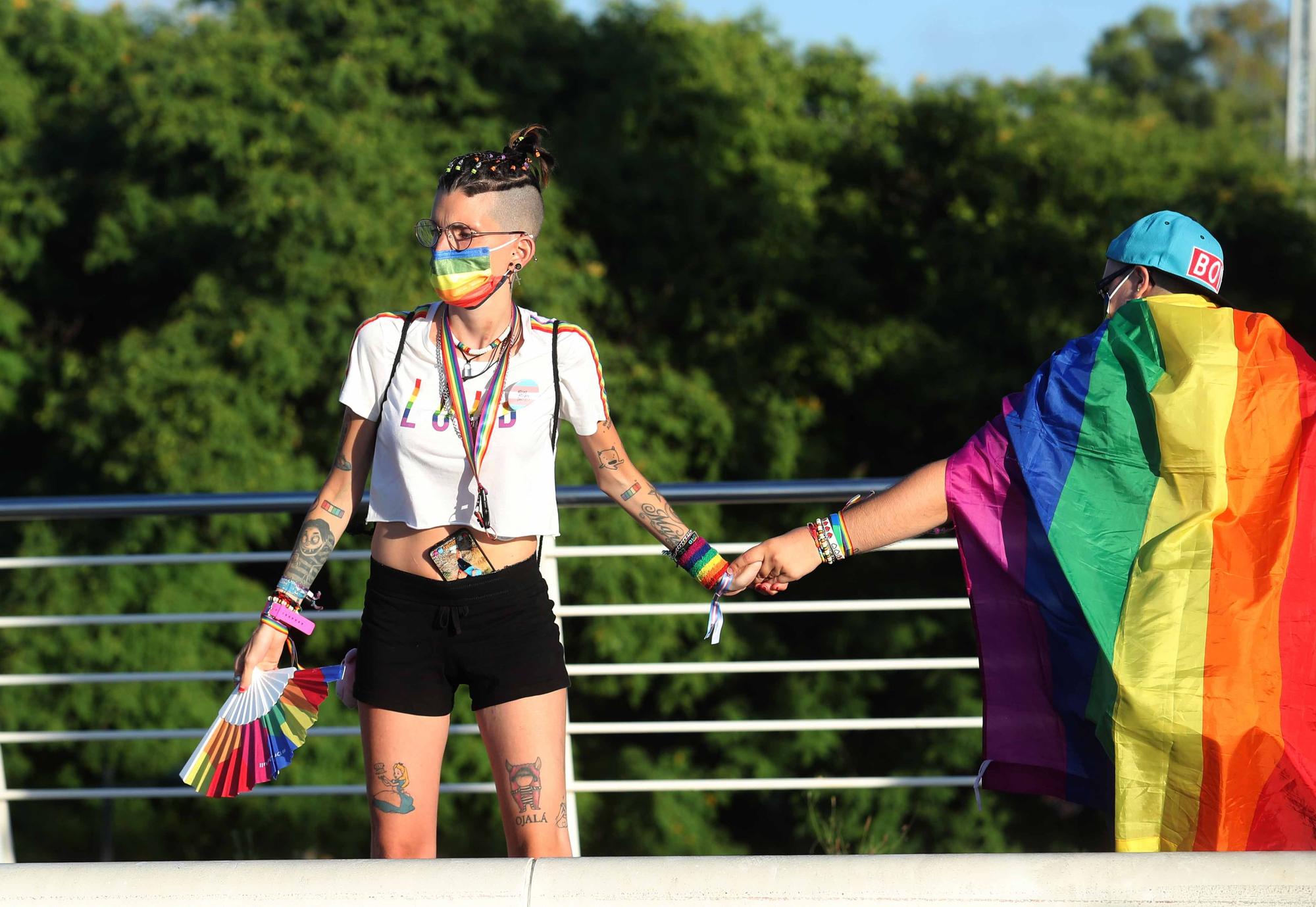 El dia del Orgullo LGTBI+ en València, fue una fiesta