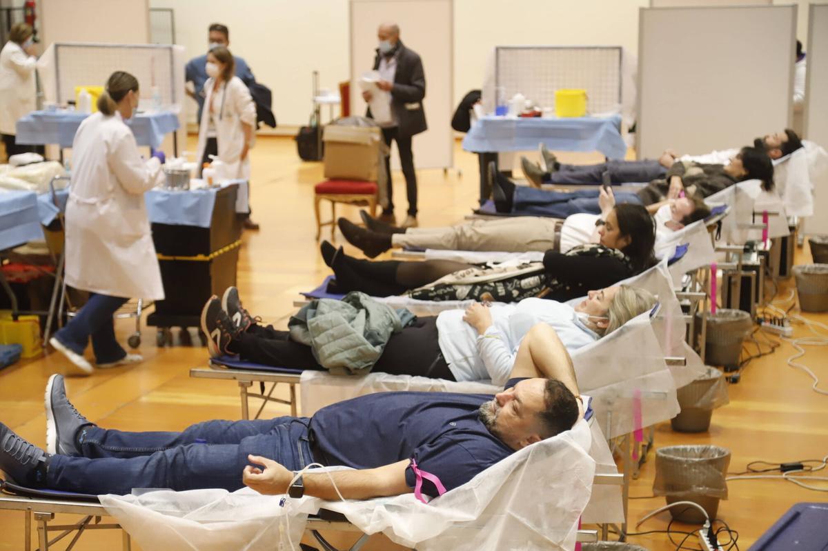 Donación de sangre en una instalación de Córdoba, hace unos meses.