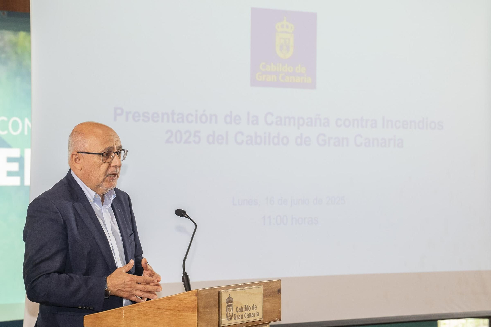Presentación de la campaña contra incendios del Cabildo de Gran Canaria