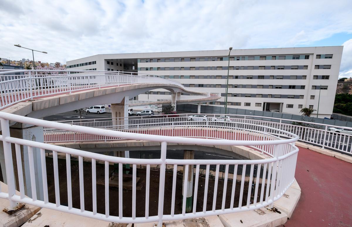 Vista del edificio de la reposición de Las Rehoyas.