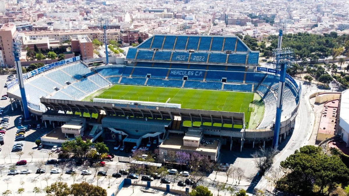 El estadio del Hércules de Alicante