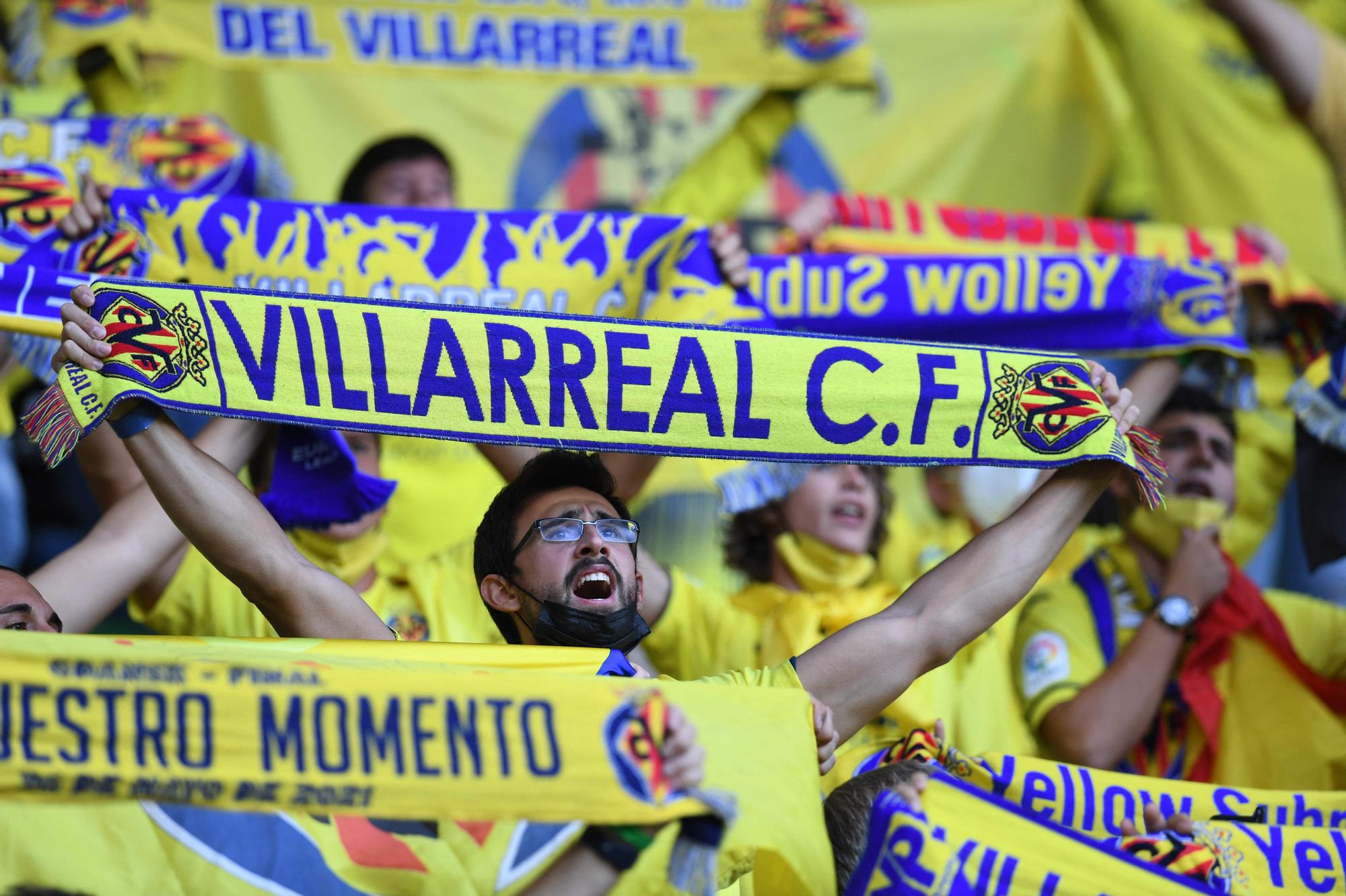 Así vivió la afición del Villarreal la Supercopa en el campo