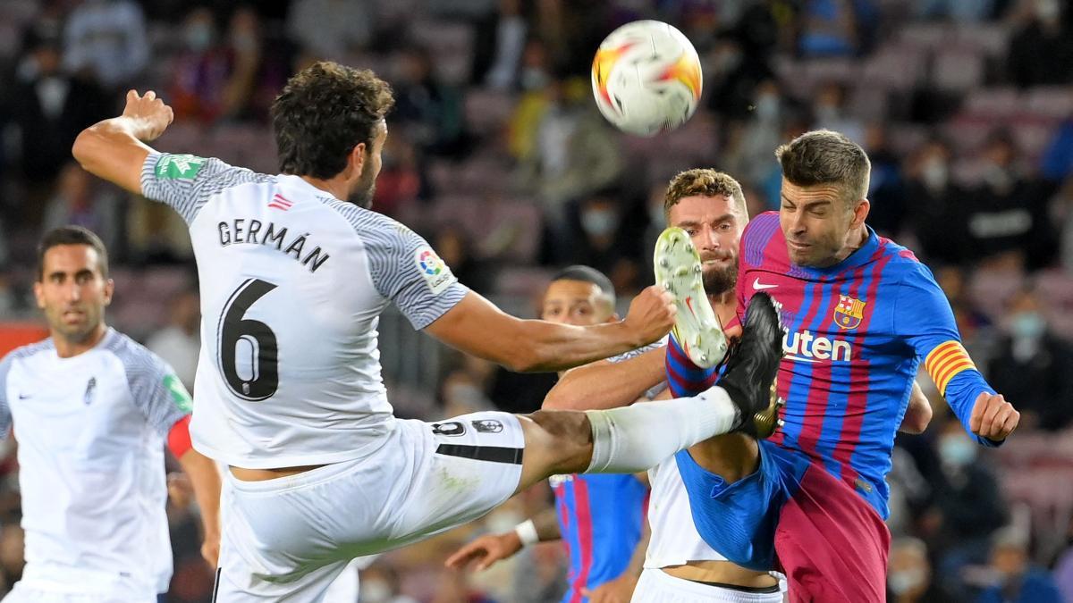 Piqué, contra el Granada