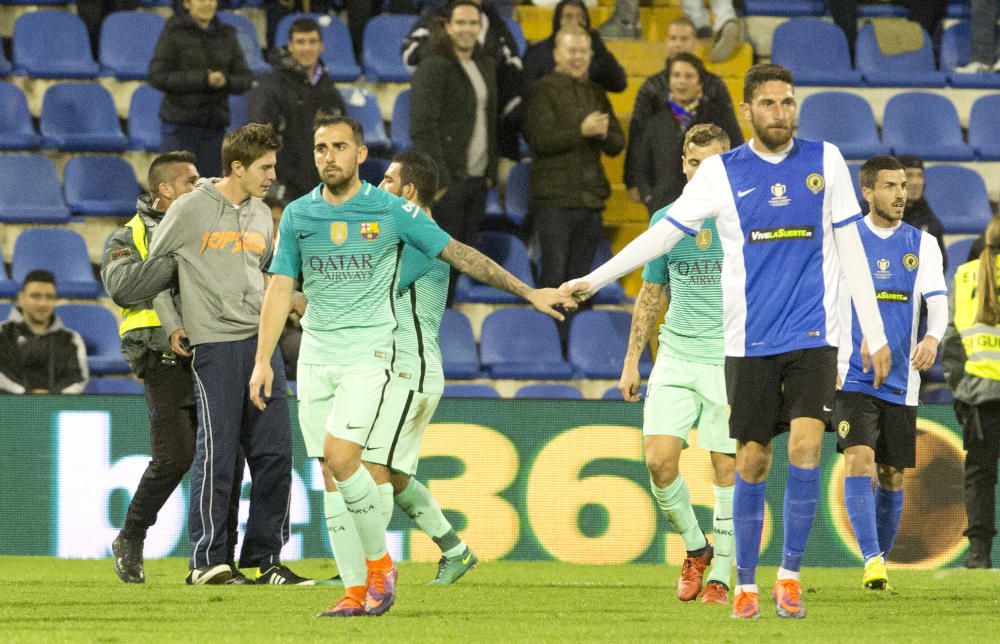 El Hércules llega vivo al Camp Nou