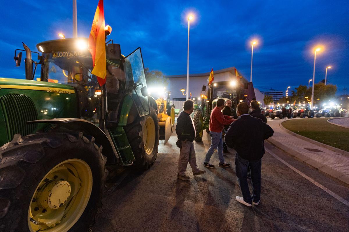 Tractorada en Crevillent y Elche