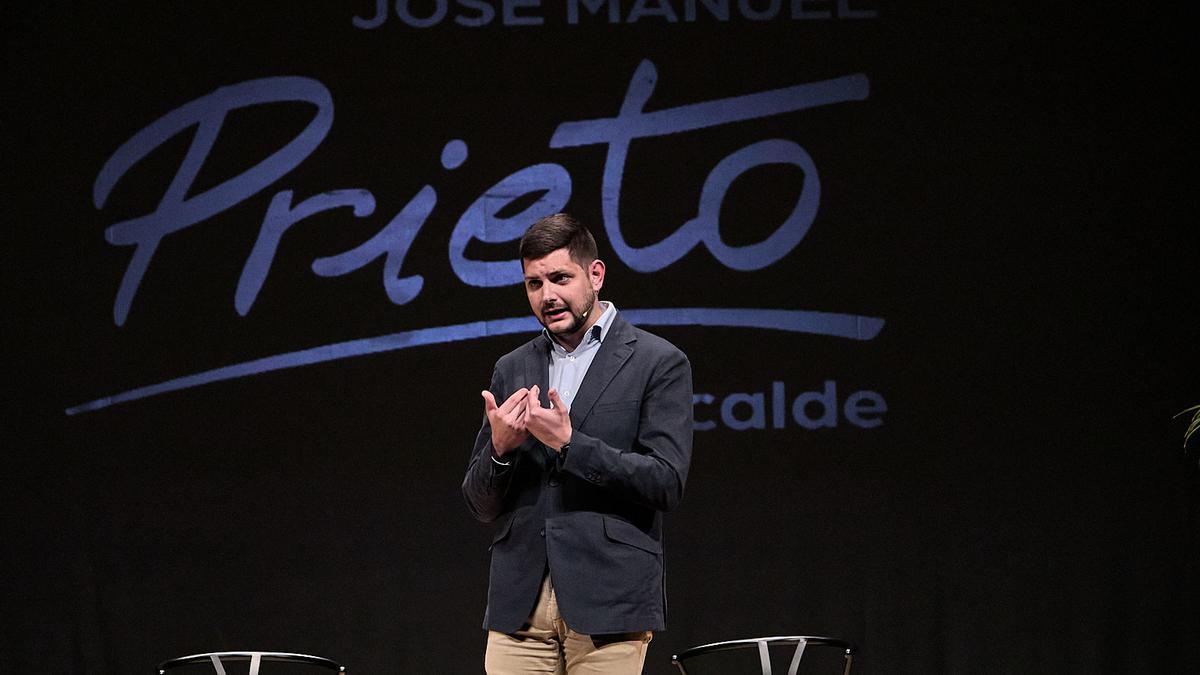 José Manuel Prieto, en su presentación del sábado pasado en el Teatre Serrano