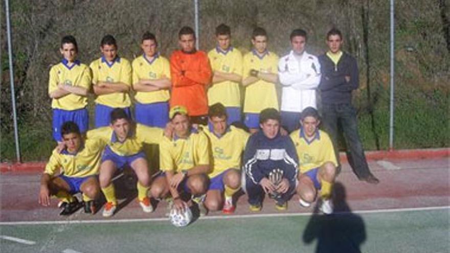 El cadete masculino de fútbol sala de Oliva de Mérida