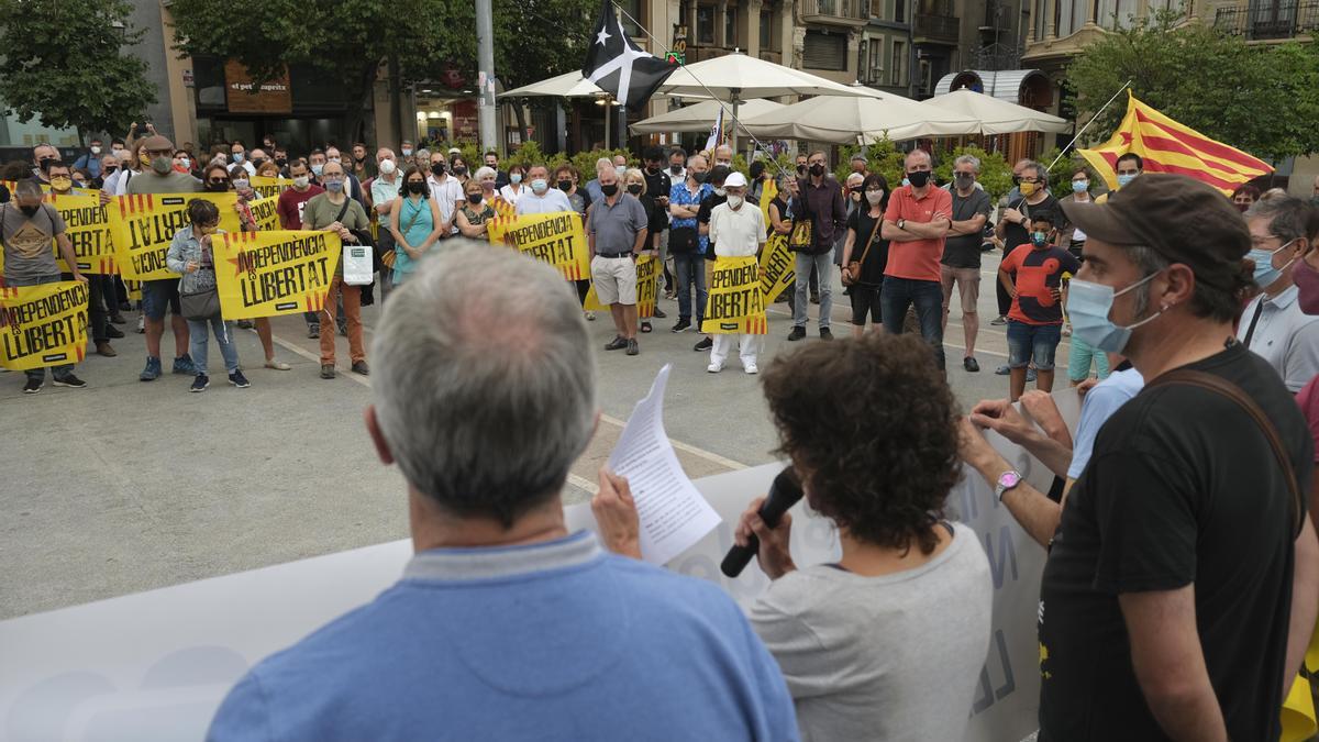 La concentració de suport a Sant Domènec