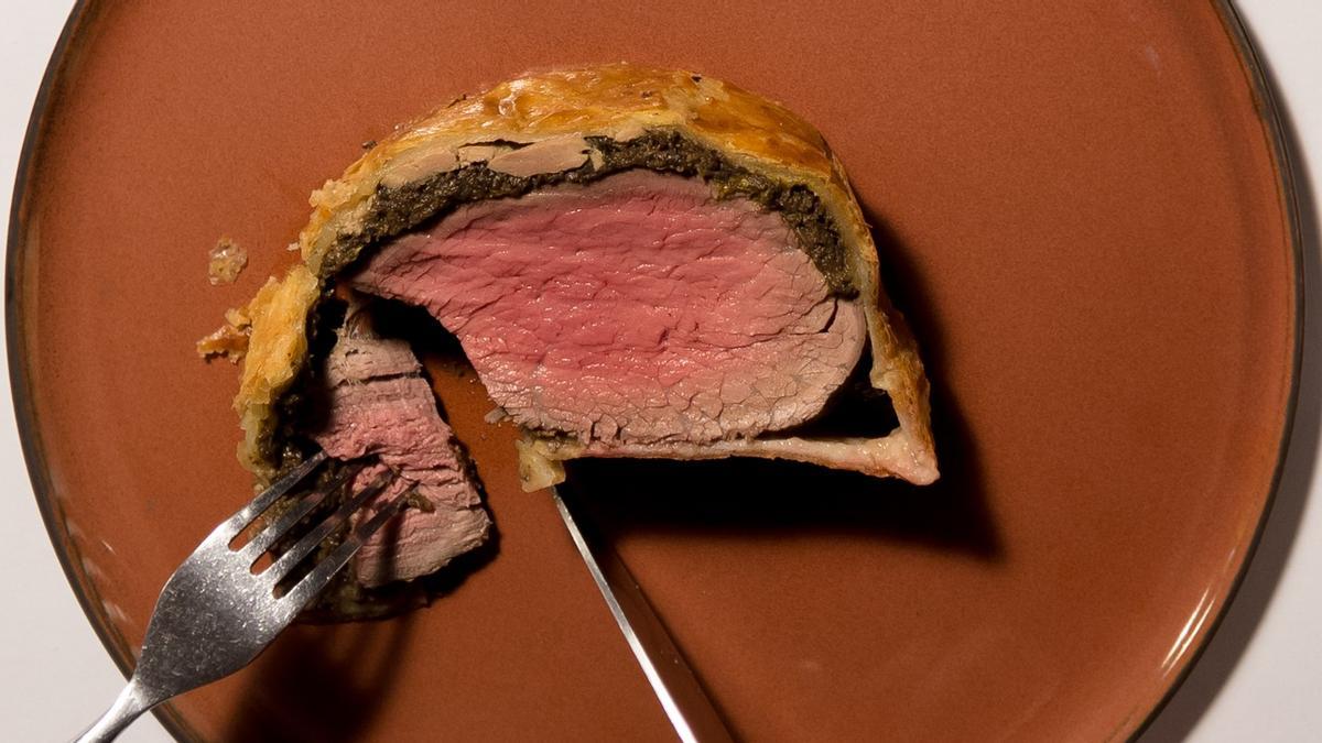 El solomillo Wellington del restaurante Solomillo.