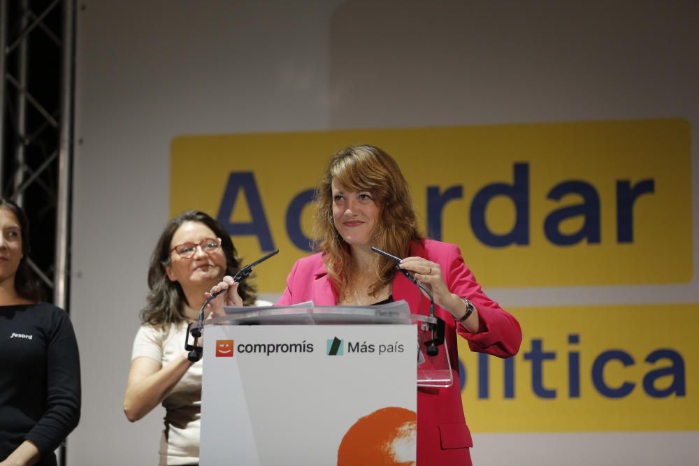 Mitin de Compromís con Íñigo Errejón en València