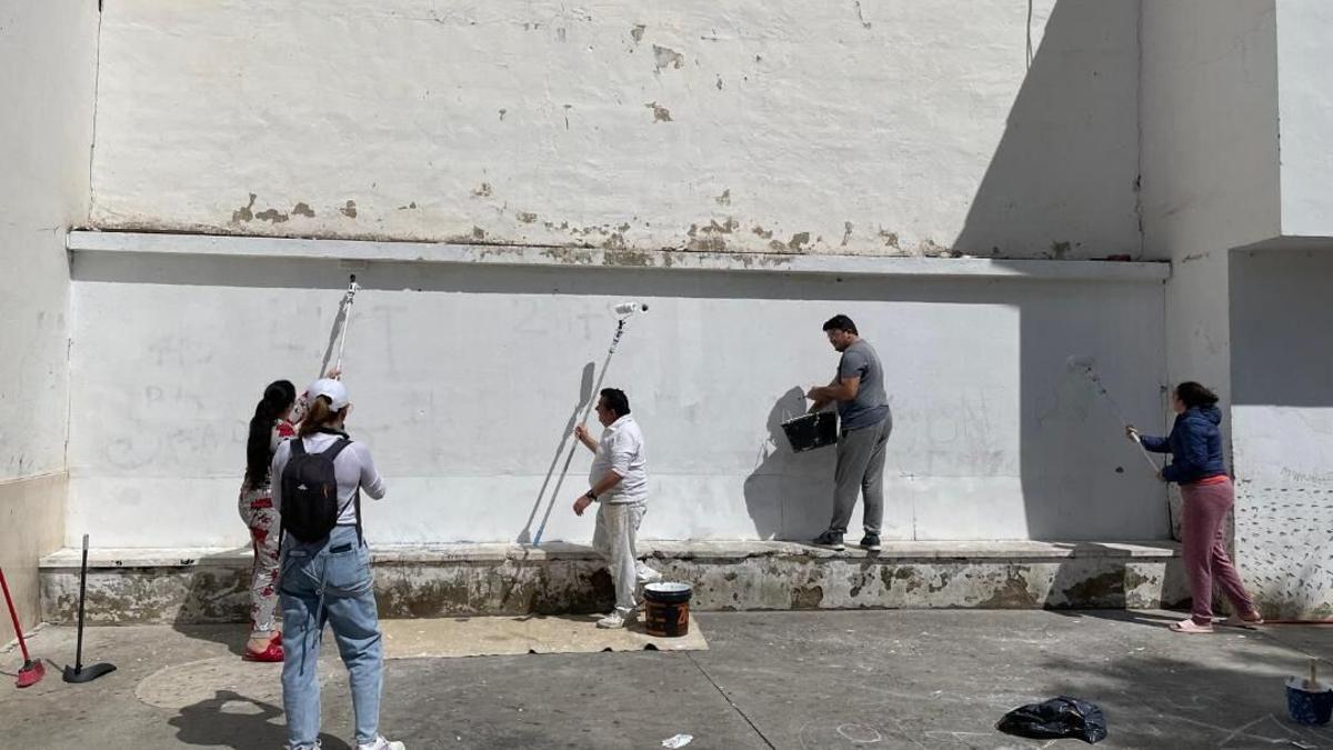 Beneficiarios del programa Eracis+ en Puente Genil.