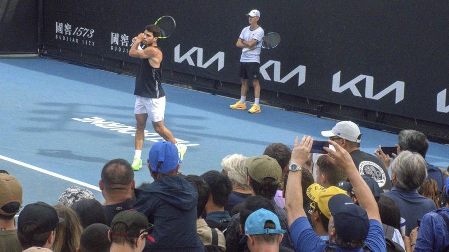 La fiebre Alcaraz se siente en Australia