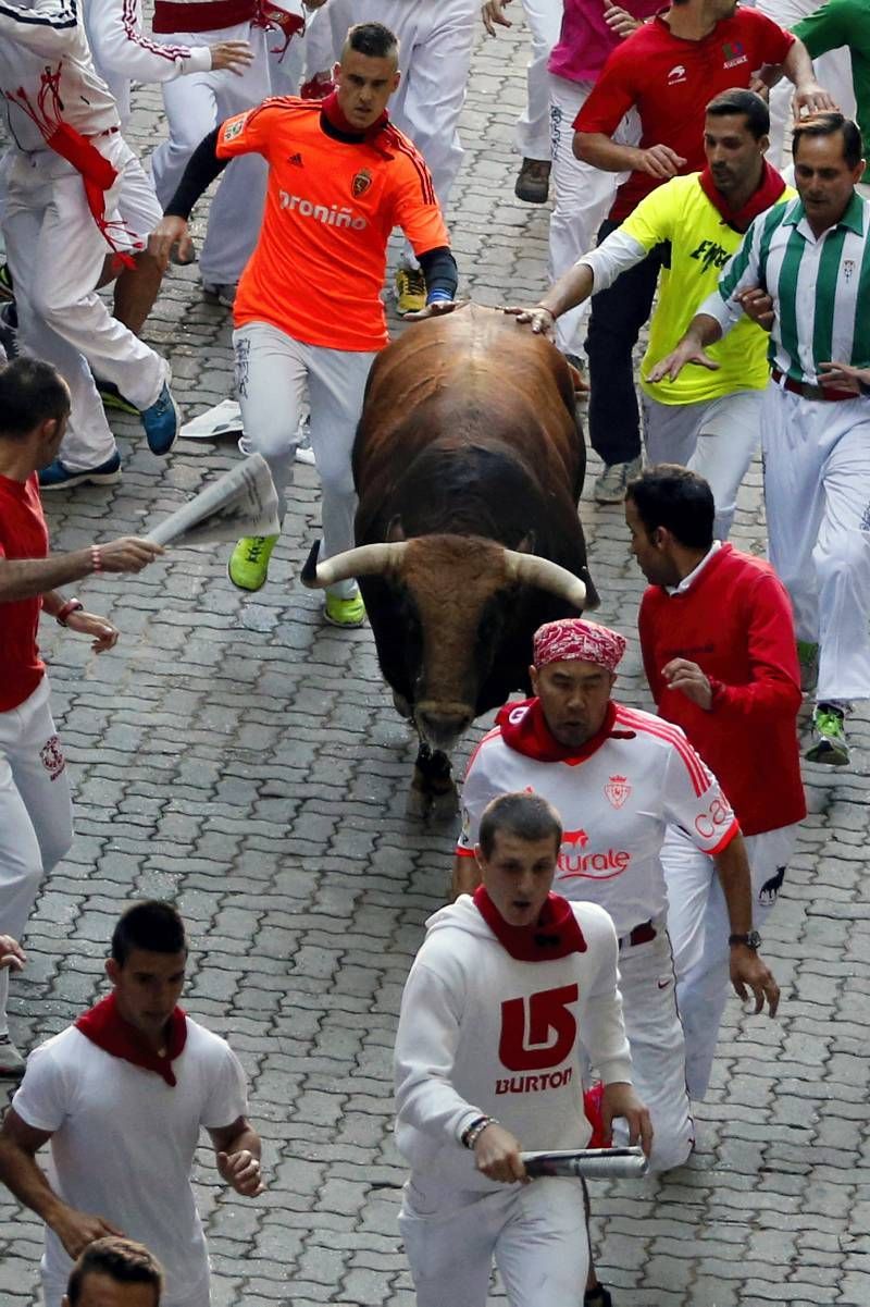 Encierro del cuarto día de las fiestas