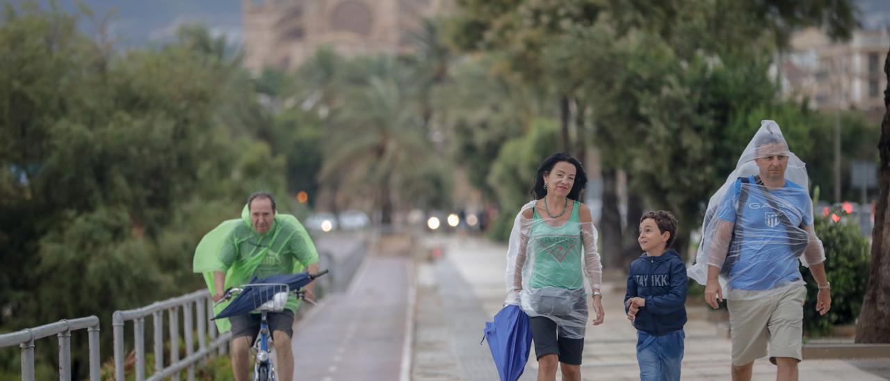 Lluvias en la ciudad de Palma