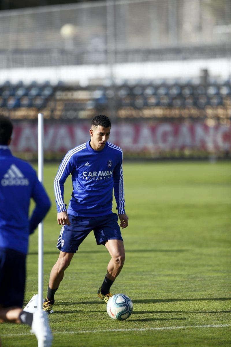 Entrenamiento del Real Zaragoza el 30 de enero