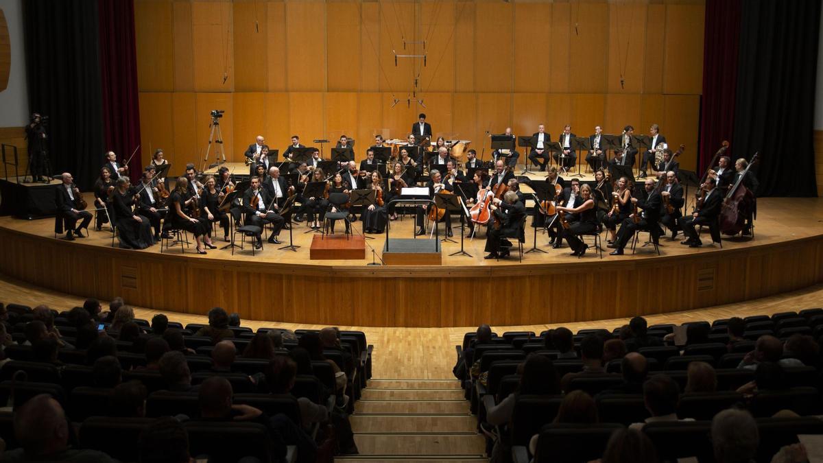 Concierto de la Orquesta Sinfónica de Galicia (OSG) en el Palacio de la Ópera de A Coruña.