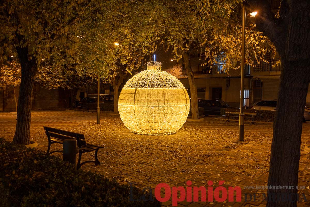 Encendido de luces de Navidad en Caravaca