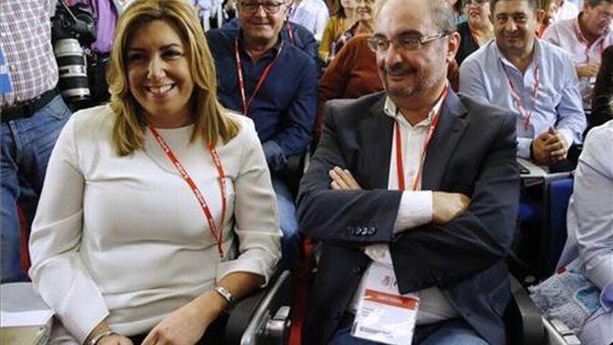 Susana Díaz y Javier Lambán firman mañana un convenio de colaboración