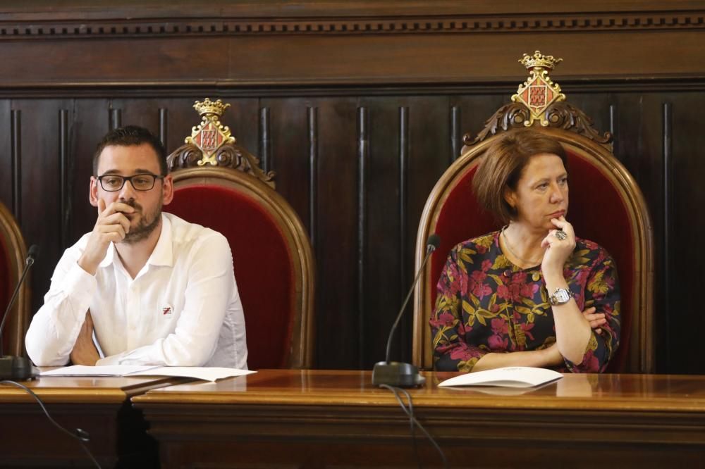 Ple de constitució del nou ajuntament de Girona