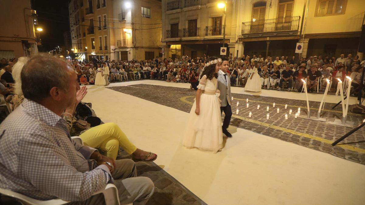 Un momento de la noche en vela en la Plaza Mayor.