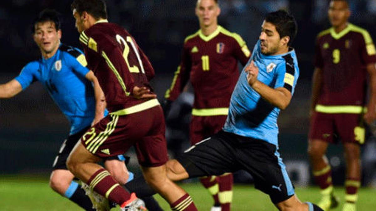 Así fueron los goles del Uruguay - Venezuela (3-0)