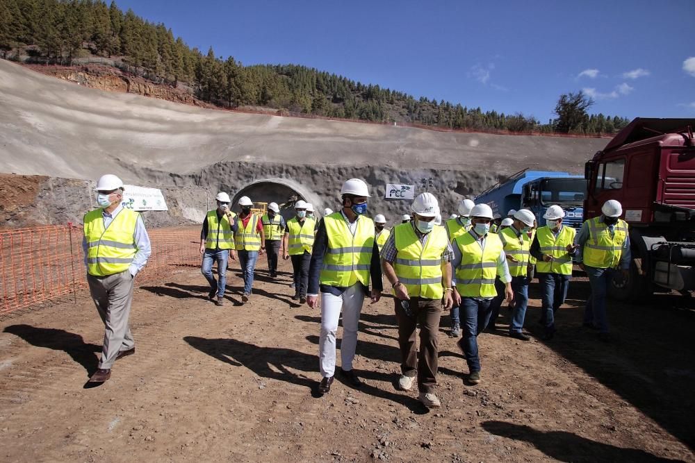 Inicio de la excavación del túnel de Erjos.