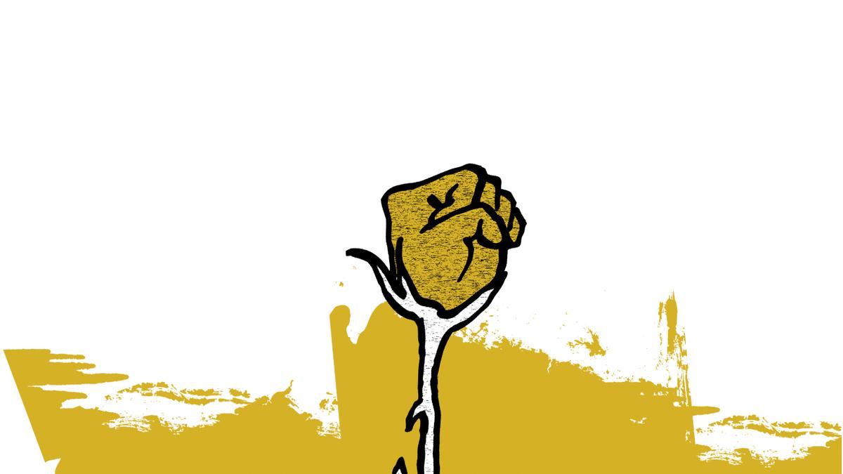 Ilustración lucha feminista.