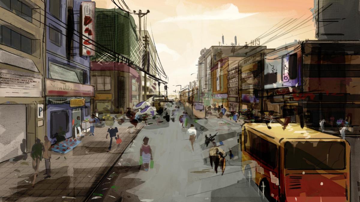 Un boceto de la película 'Mariposas negras', Goya de animación 2025.