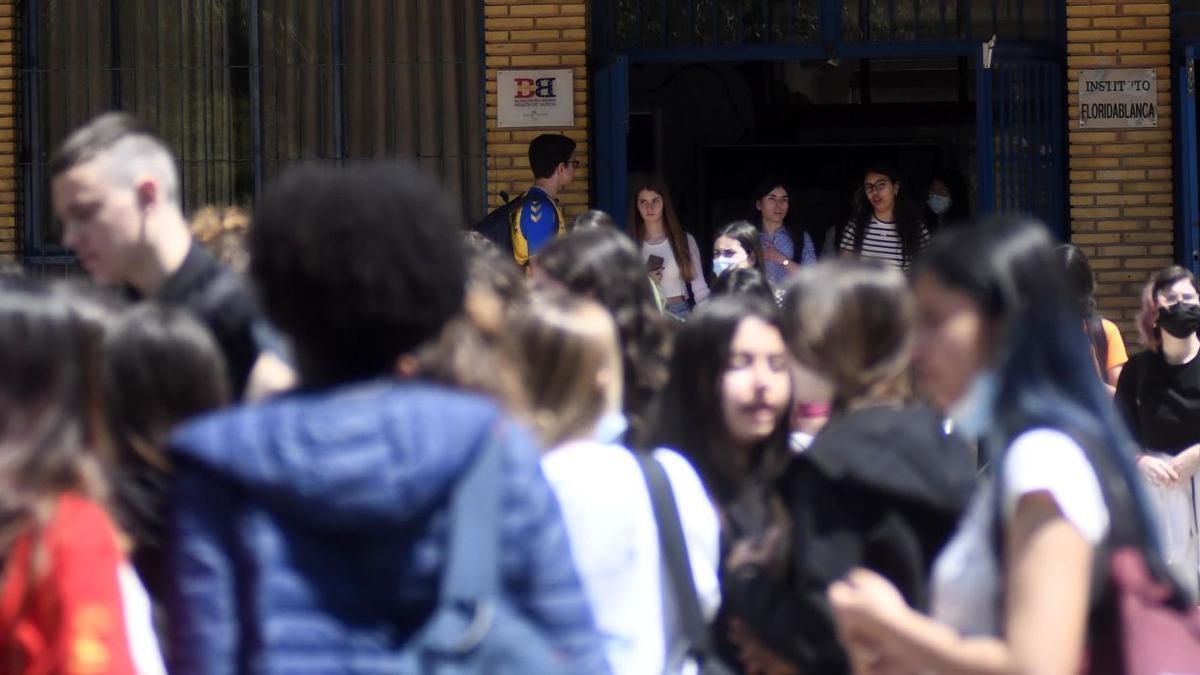 Salida del instituto de alumnos en Murcia