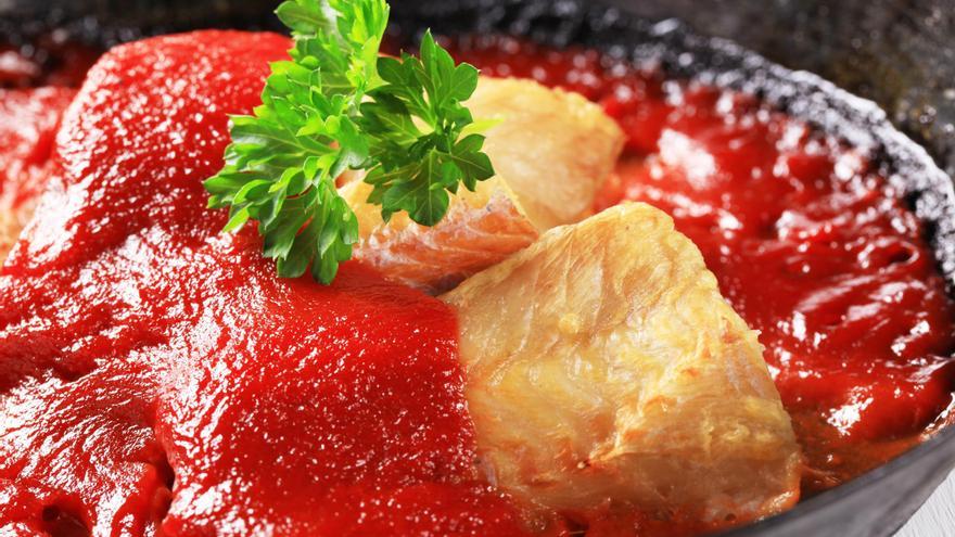 Bacalao con tomate