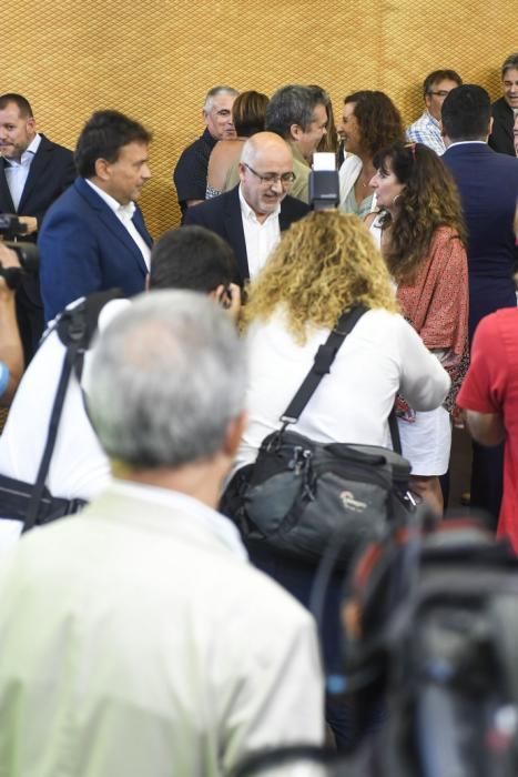 CANARIA. CABILDO INSULAR. LAS PALMAS DE GRAN CANARIA. Firma del pacto de Gobierno del Cabildo de Gran Canaria y presentación de las líneas estratégicas de trabajo. Fotos: Juan Castro  | 26/07/2019 | Fotógrafo: Juan Carlos Castro