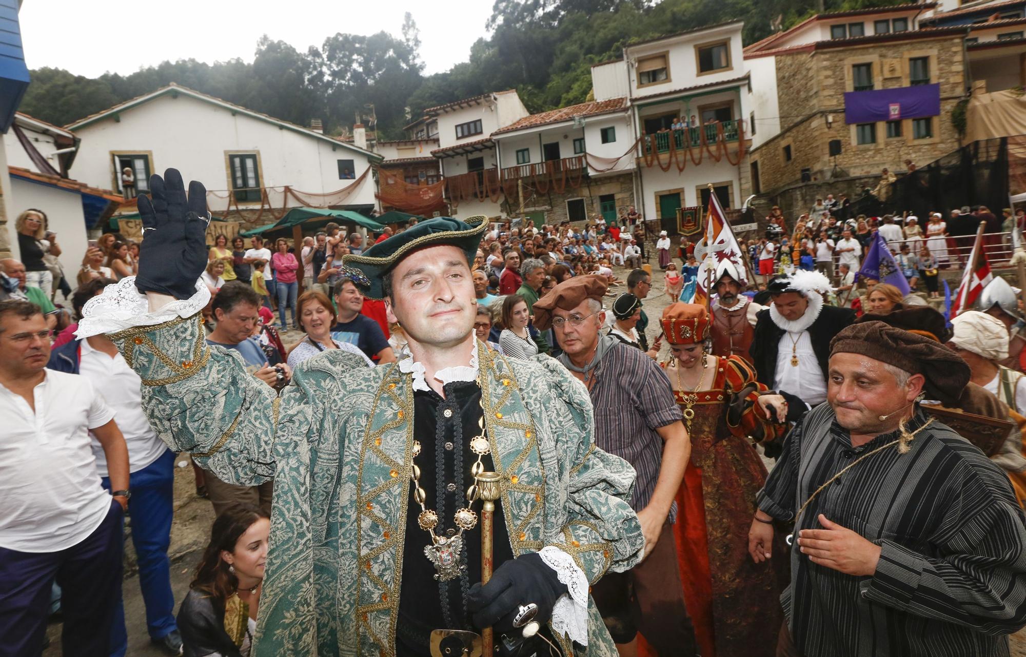 El desembarco de Carlos V en Tazones, así es la gran recreación histórica de Villaviciosa