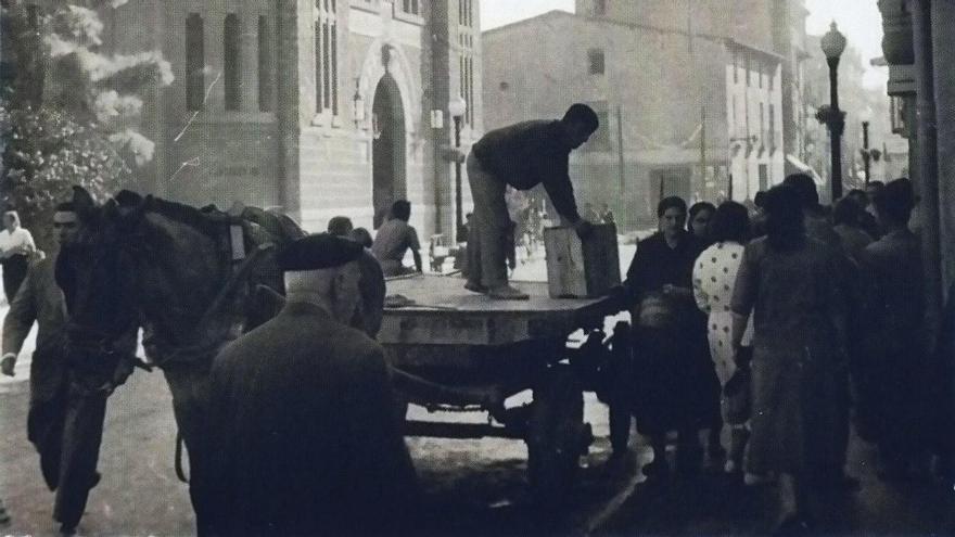 Foto de principios de siglo de la tienda en aquel entonces denominada Coloniales Fernando Vivas