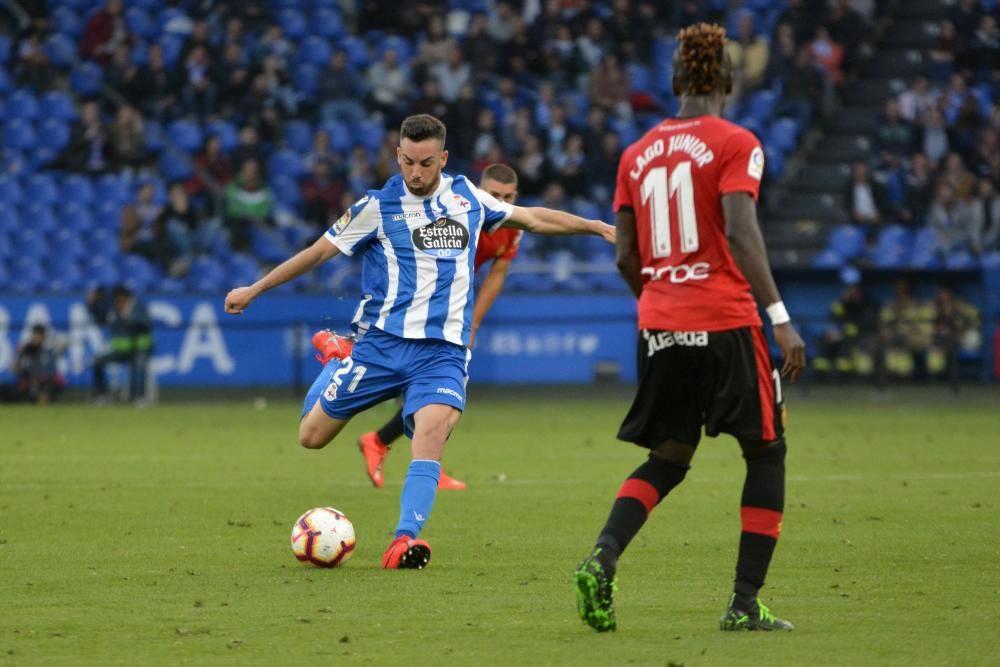 El Dépor le gana al Mallorca 1-0 en el descuento