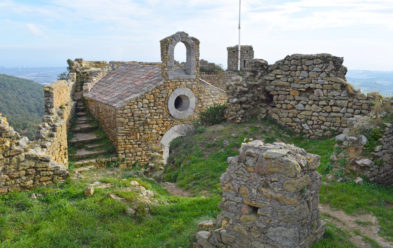 El castillo de Palafolls se encuentra en ruinas, pero se puede visitar