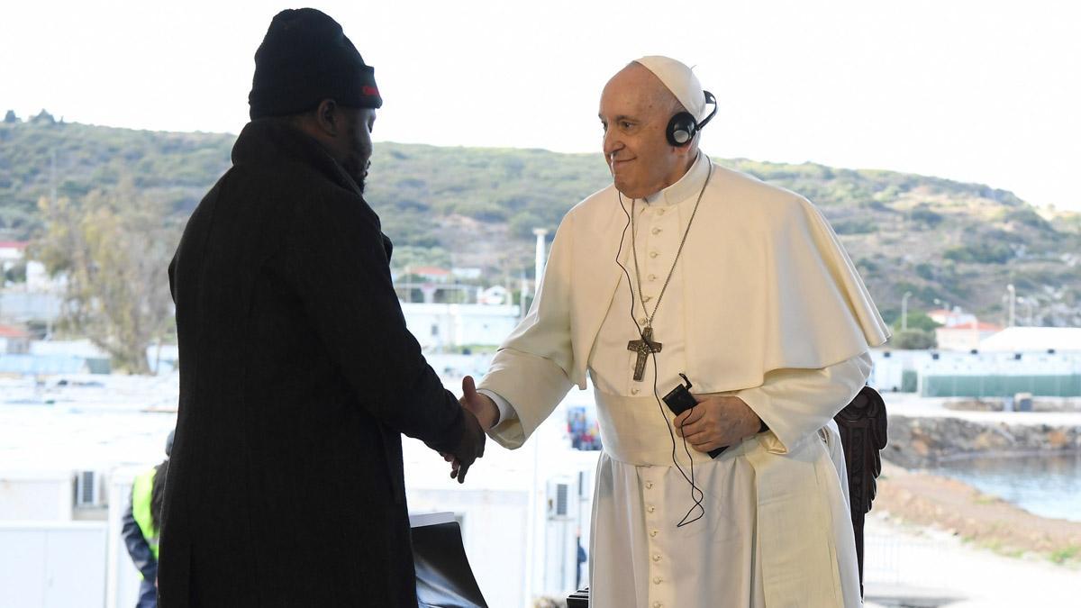 El papa Francisco visita Lesbos