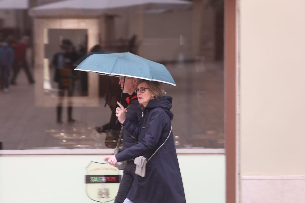Primeras gotas de la "lluvia de sangre" en Alicante