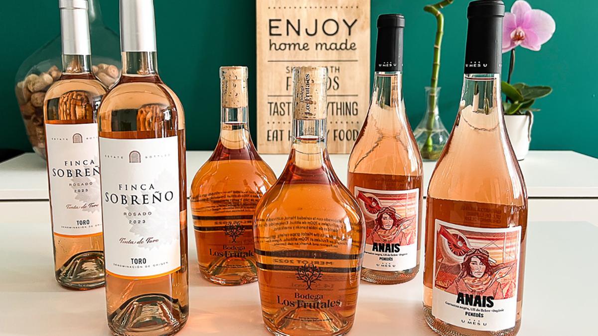 Selección de vinos rosados singulares