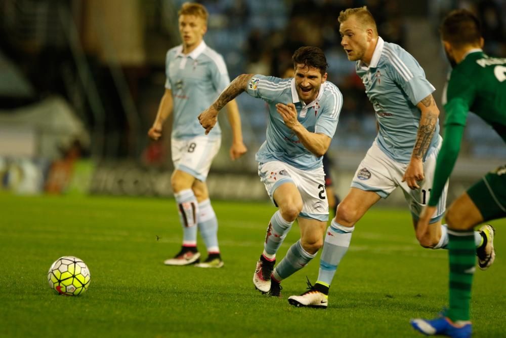 Un gol de Pablo Hernández le vale al Celta para firmar las tablas ante los verdiblancos, que se habían adelantado por medio de N''''Diaye