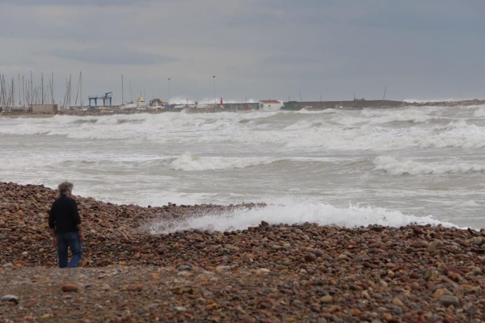 Efectos del temporal en Sagunt