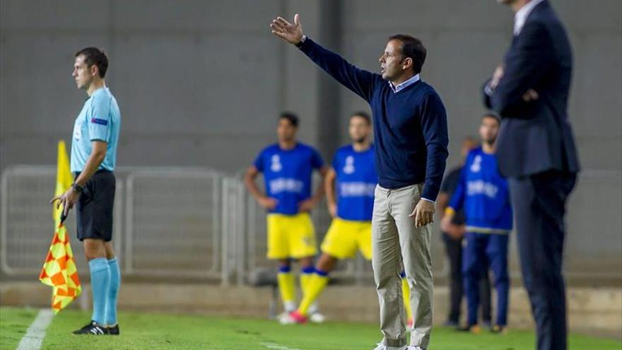 Calleja: «Estoy orgulloso del equipo; los goles llegarán»