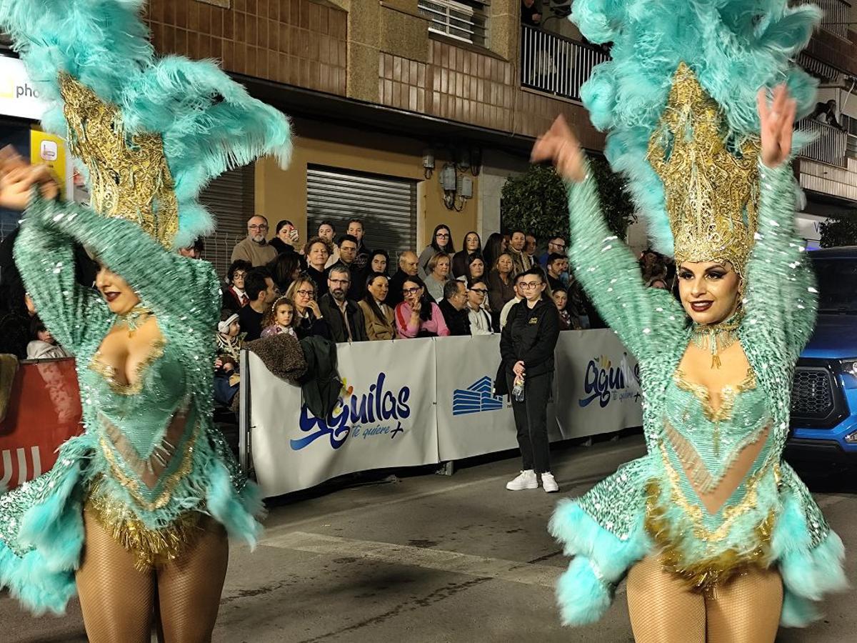 Las imágenes del desfile del Carnaval de Águilas (15 de febrero)