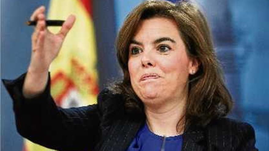 La vicepresidenta Soraya Sáenz de Santamaría va donar detalls de la reforma.