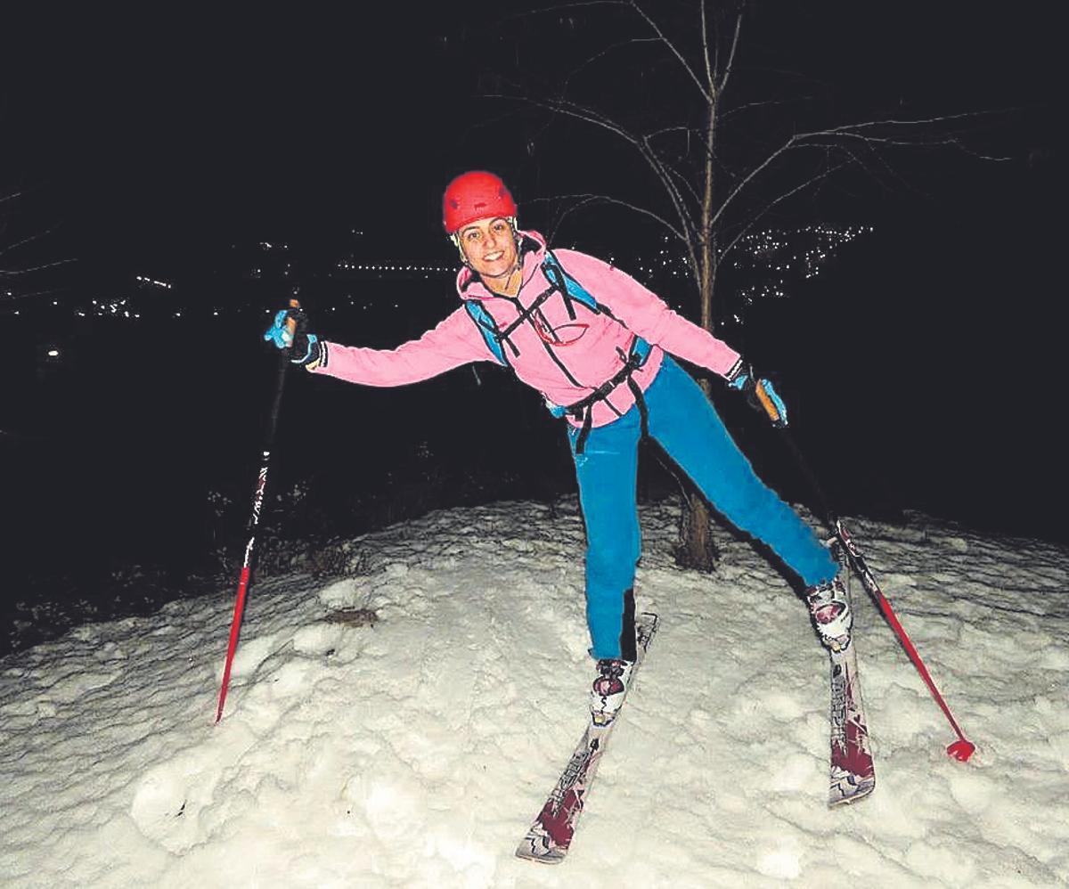 Andrea se defiende en distintos ámbitos de la montaña.