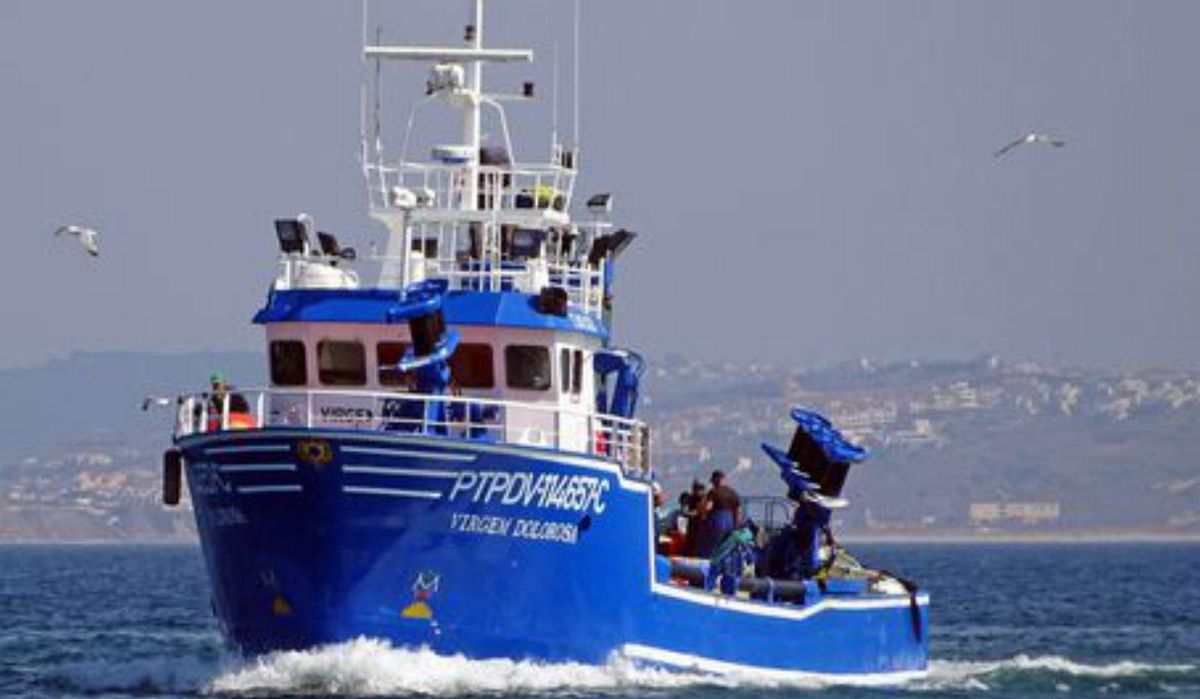 El pesquero «Virgem Doloros». | Francisco Germano Vieira (Cedida)