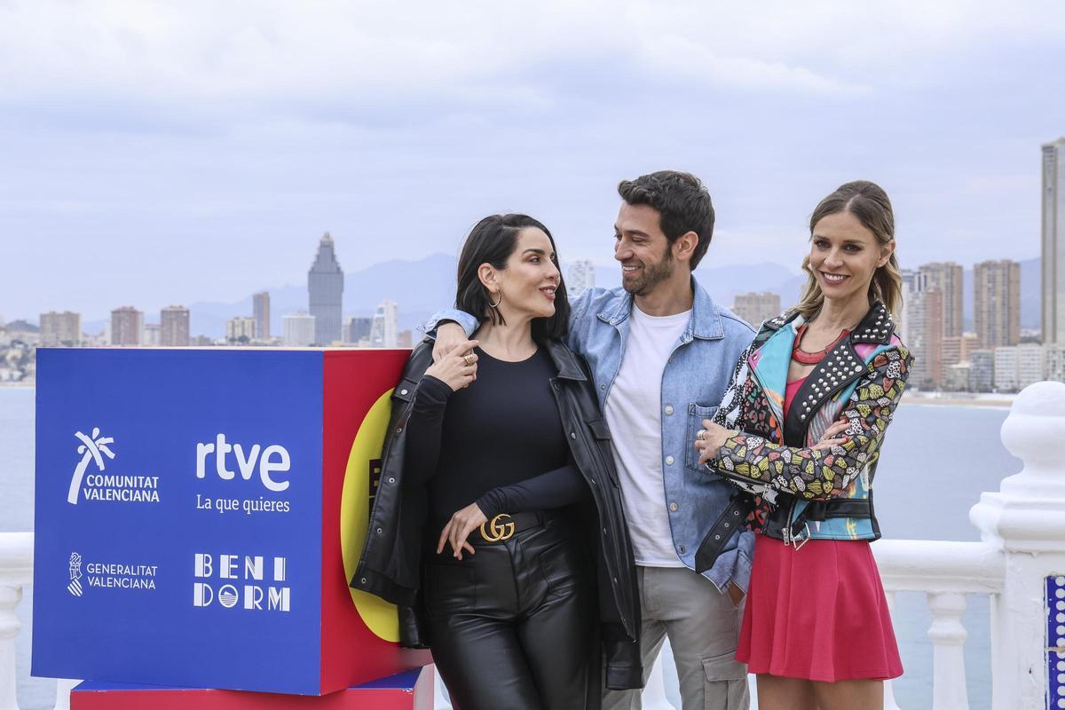 Ruth Lorenzo, Marc Calderó y Ana Prada en Benidorm.