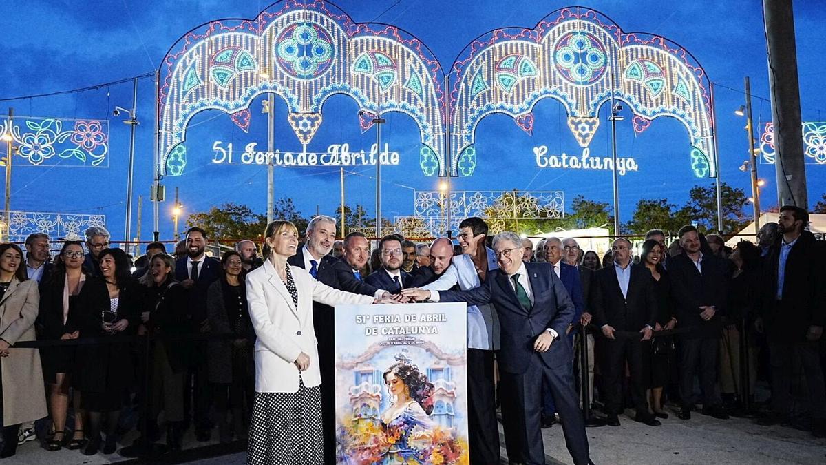 Inaugurada la 51.ª Feria de Abril de Barcelona