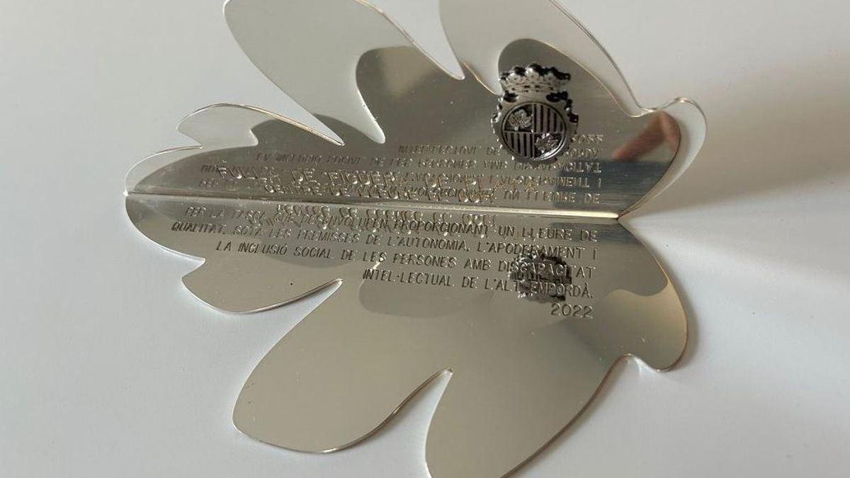 El premi Fulla de Figuera de Plata en una imatge d'arxiu.